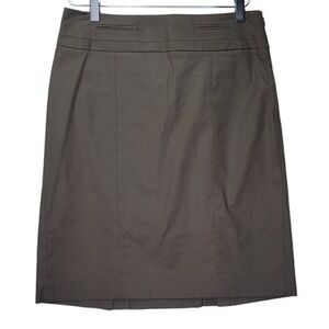 Ann Taylor Loft‎ Skirt Size 4 Brown A-Line Office Business Preppy